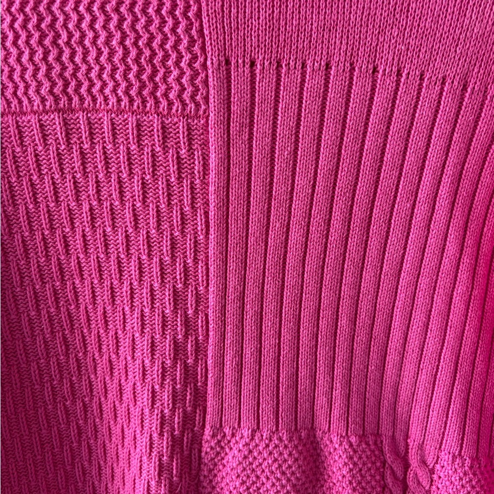 Appleseed’s LP Pink Long Sleeve Rolled Neckline Cotton Sweater Casual Office - Picture 5 of 13